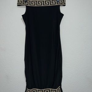 ▪️Black Greek key dress